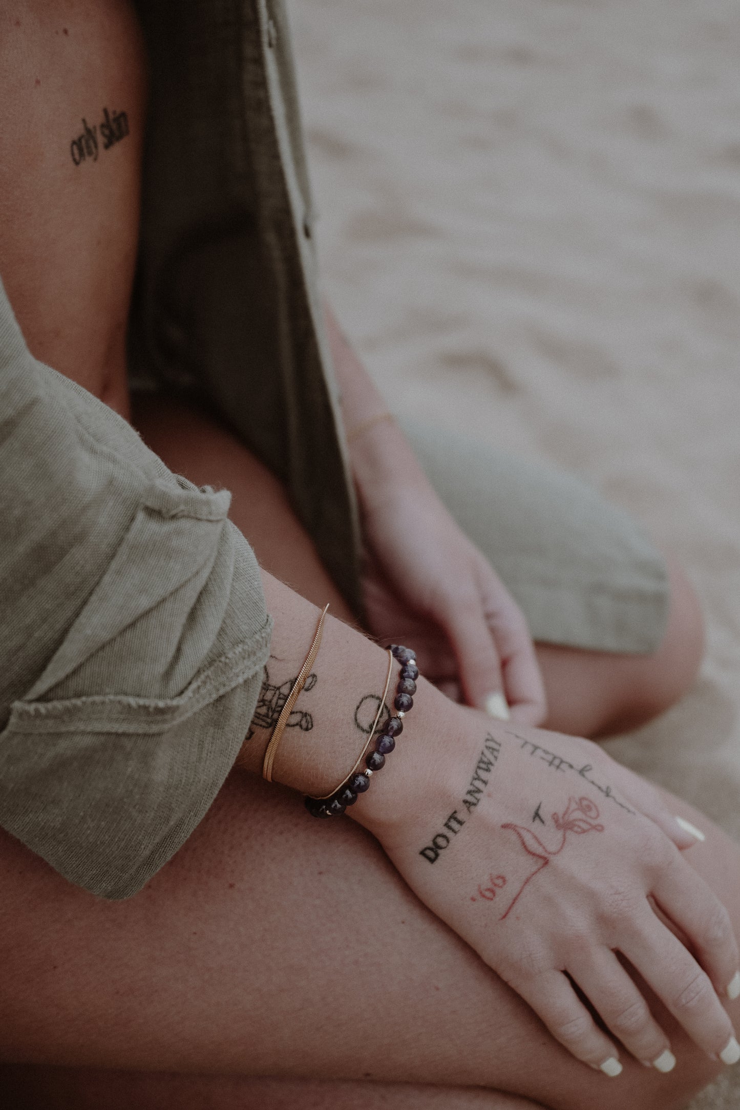Natural Amethyst Bracelet