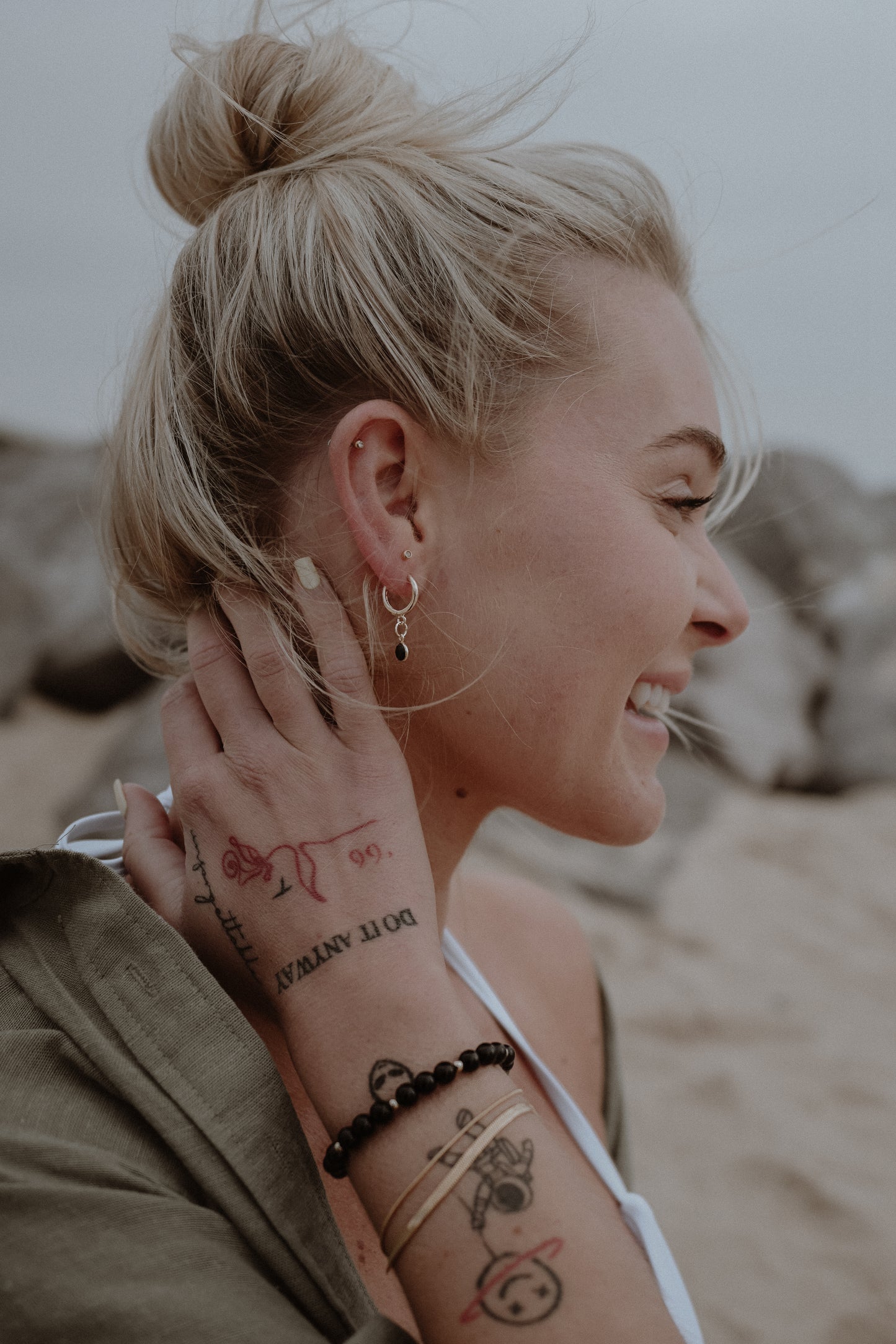 Natural Black Onyx Bracelet