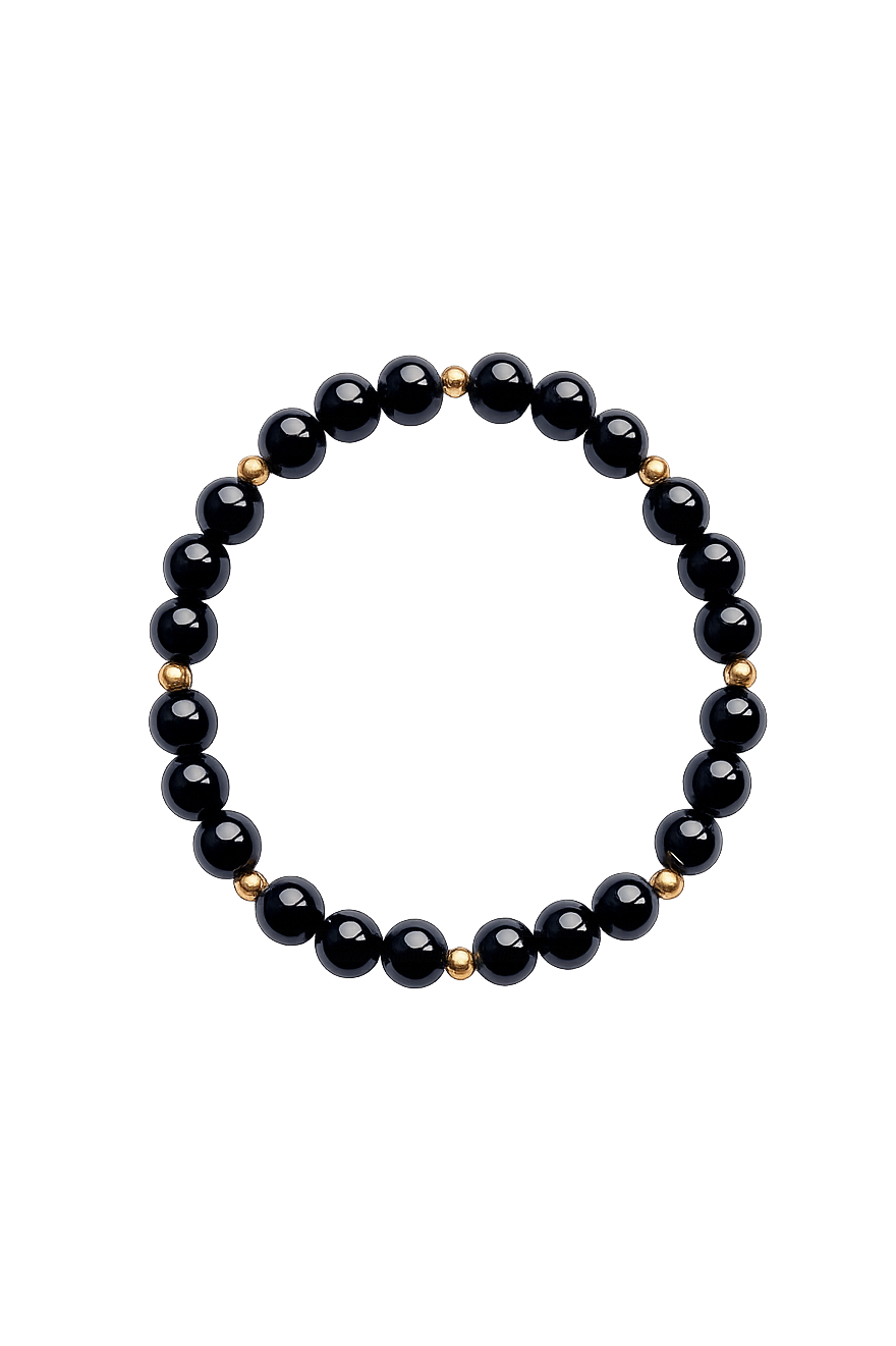 Natural Black Onyx Bracelet