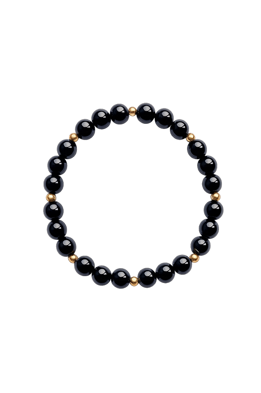 Natural Black Onyx Bracelet