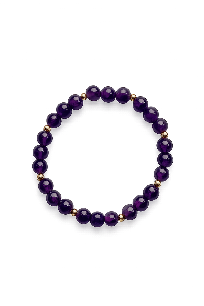 Natural Amethyst Bracelet