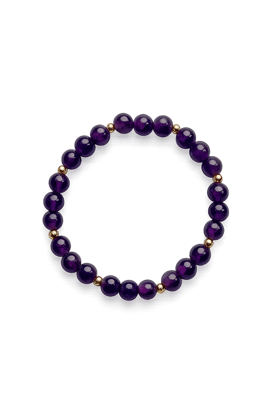 Natural Amethyst Bracelet