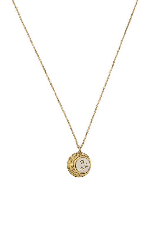 Moon and Stars Necklace