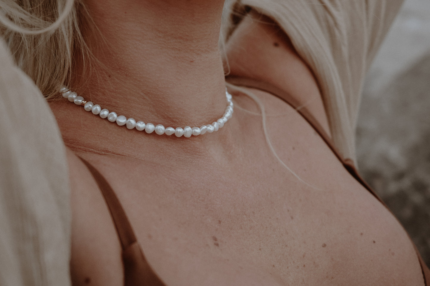 Chunky Freshwater Pearl Necklace