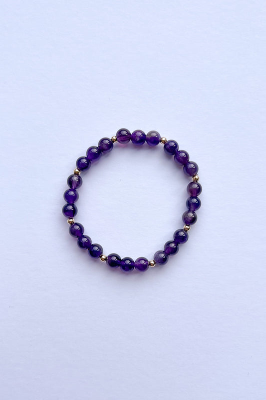 Natural Amethyst Bracelet