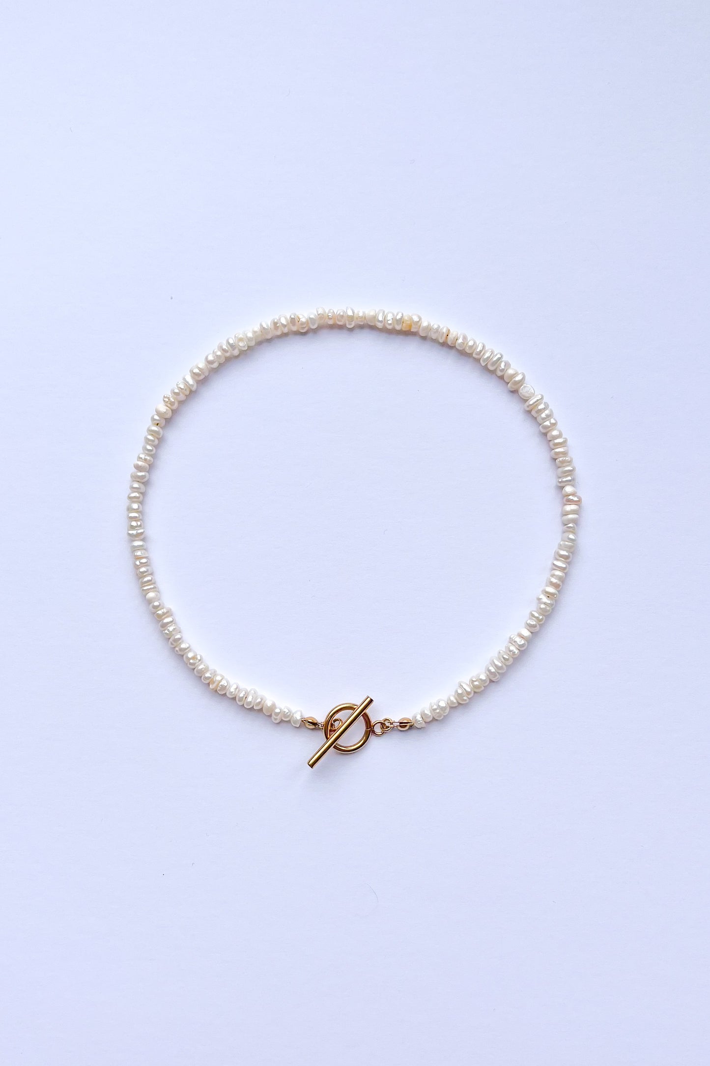 Toggle Clasp Freshwater Pearl Choker
