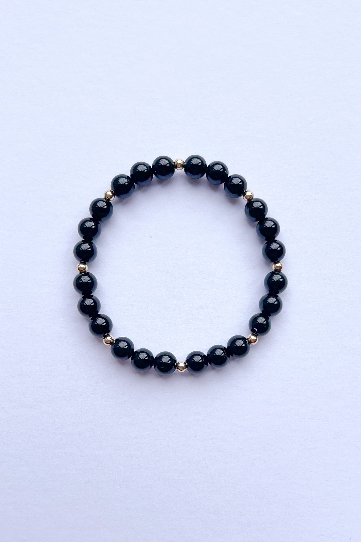 Natural Black Onyx Bracelet
