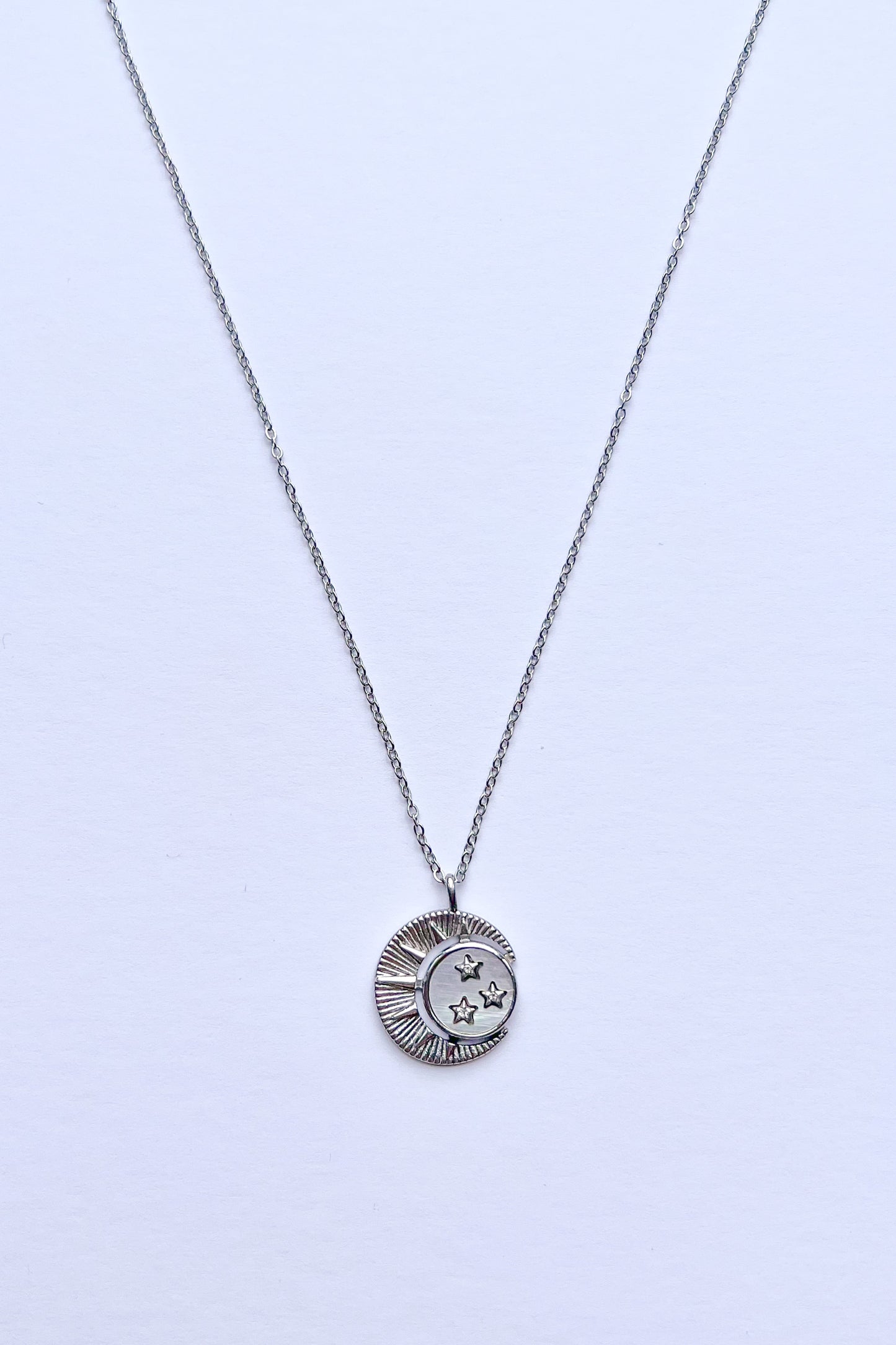Moon and Star Necklace