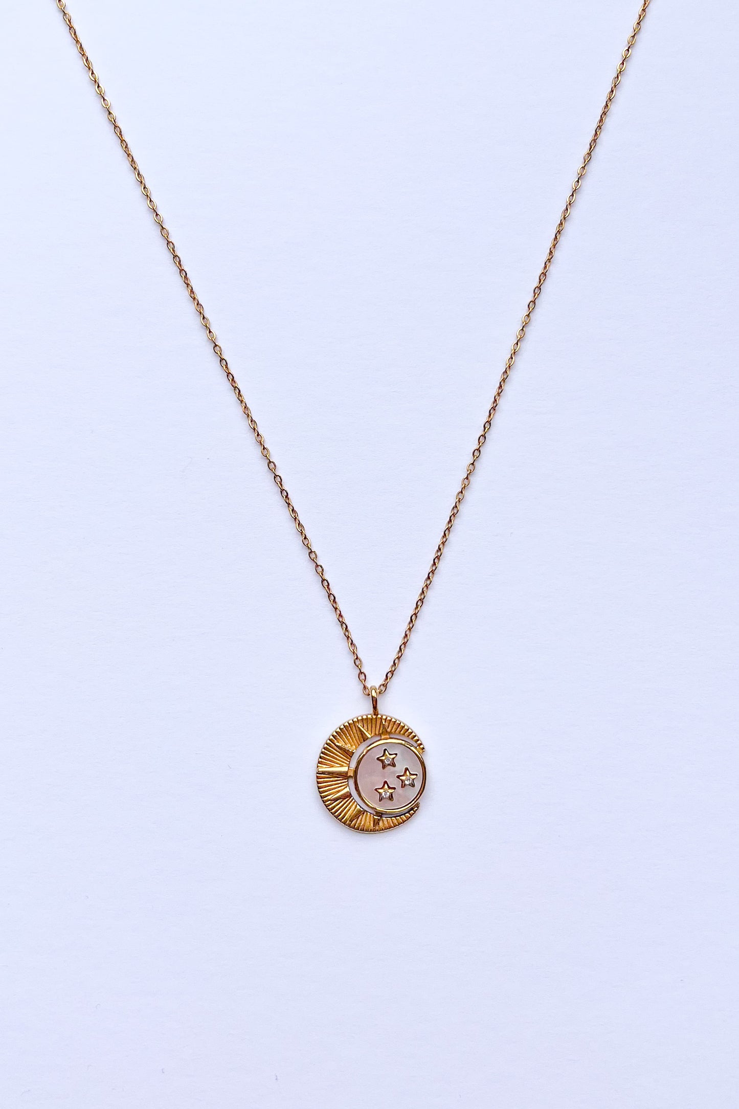 Moon and Stars Necklace